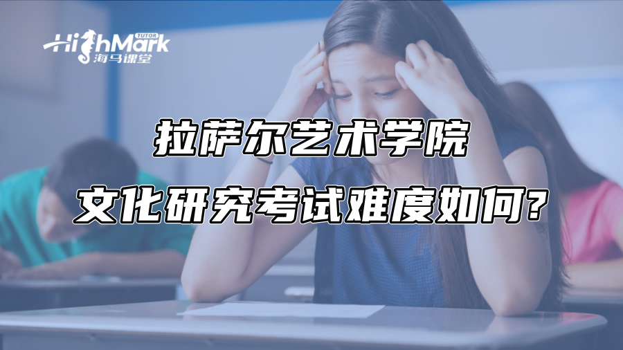 拉薩爾藝術學院文化研究考試難度如何?